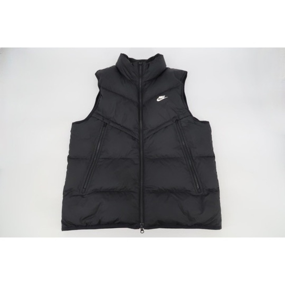 Nike Sportswear Storm-FIT Windrunner Down Vest Men Large Black Puffer DD6817-010